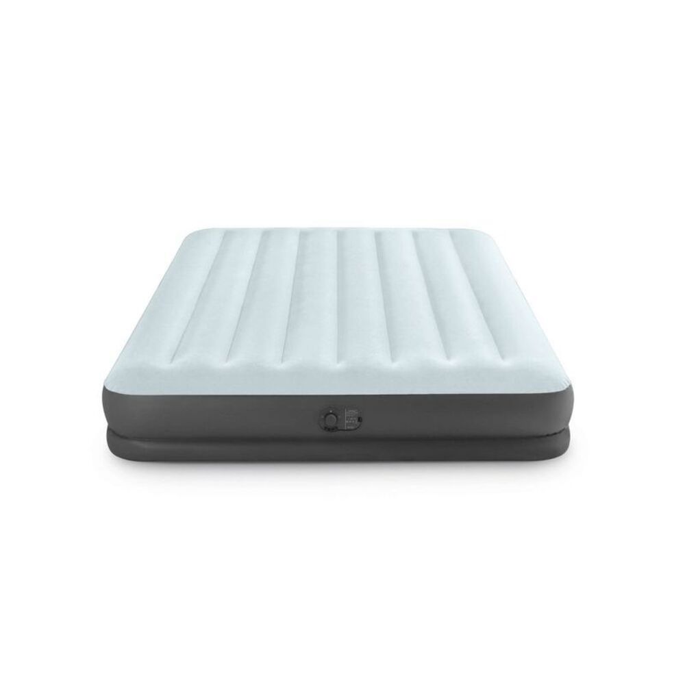 Intex -  Air Mattress Inflatable Compact QUEEN Mid Ri Gray
